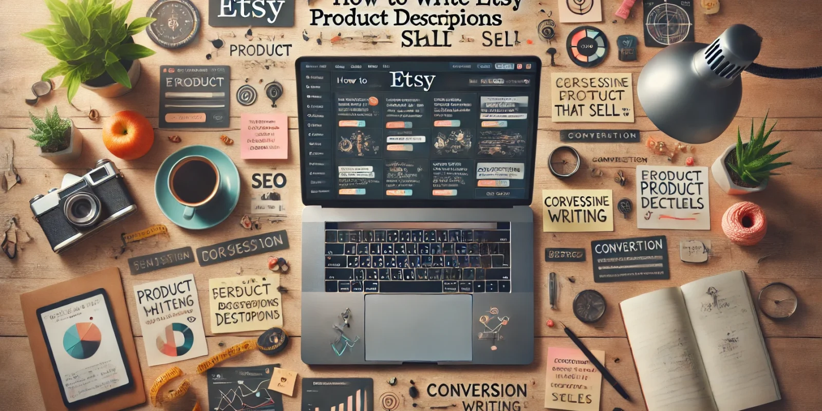 Writing Product Descriptions Desk