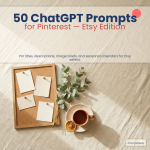 50 ChatGPT Prompts for Pinterest — Etsy Seller Edition