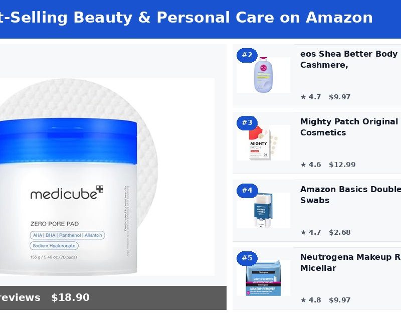 Top 5 Best-Selling Beauty & Personal Care on Amazon (May 2026)