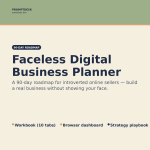 Faceless Digital Business Planner